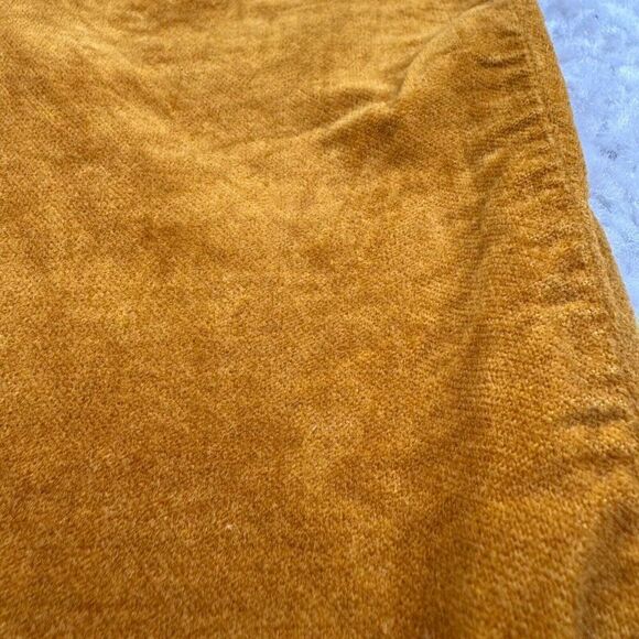 L'Agence Margot Velvet Skinny Ankle Pants Gold Mustard - Picture 9 of 13